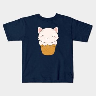 Kawaii Cute Ice Cream Cone T-Shirt Kids T-Shirt